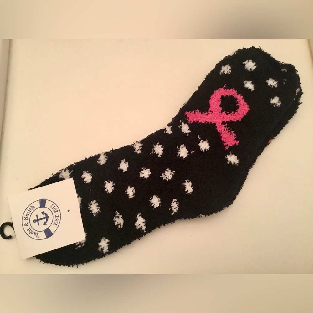 Yacht & Smith Breast Cancer Socks Shoe Size 6-10